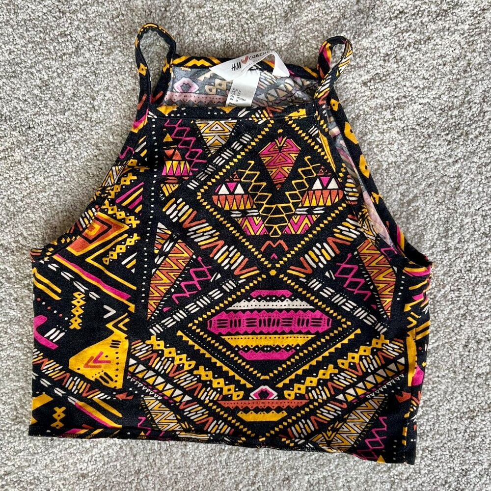 NWOT H&M Coachella Crop Top M